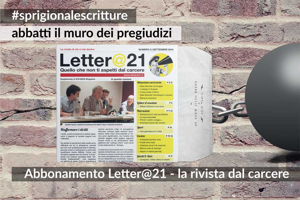 Sostieni Letter@21 - Dona ora|